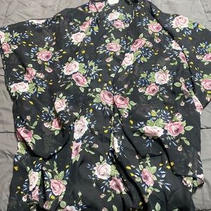 Floral Sheer Cover Up